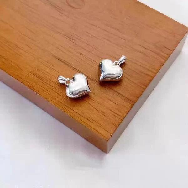 吊坠足银 990简约小爱心吊坠