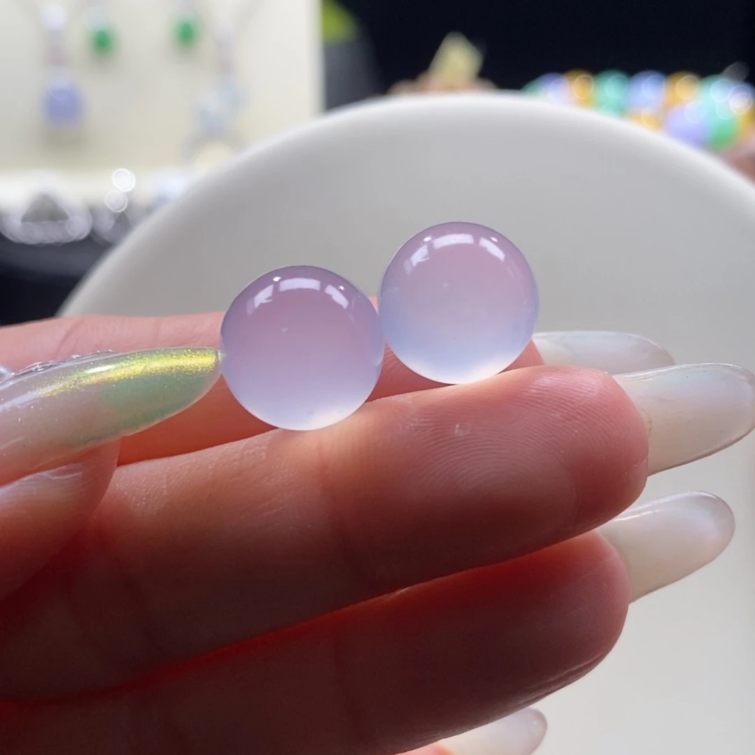 翡翠未镶嵌颈饰翡翠冰茅台白珠多样性发其一