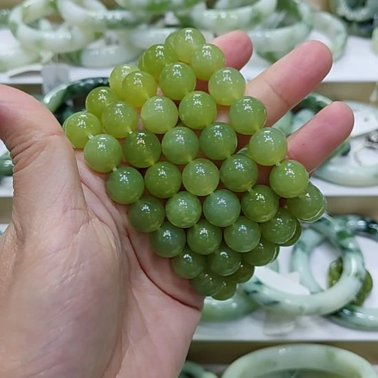 蛇纹石玉未镶嵌手链多样性发货拍一发一