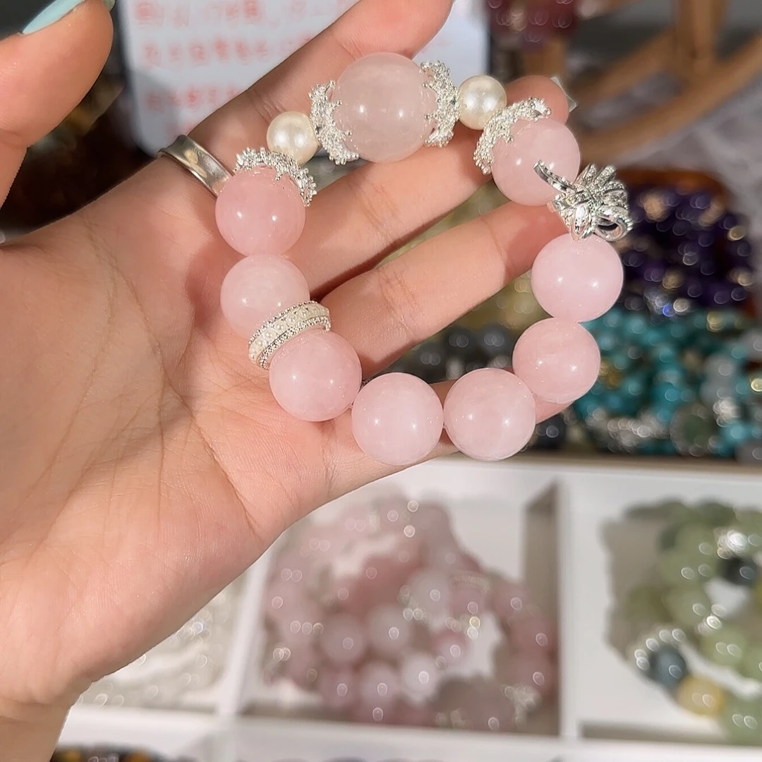 烟晶手链未镶嵌哈哈