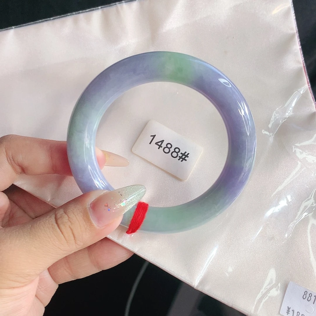 未镶嵌手镯翡翠55圈1488