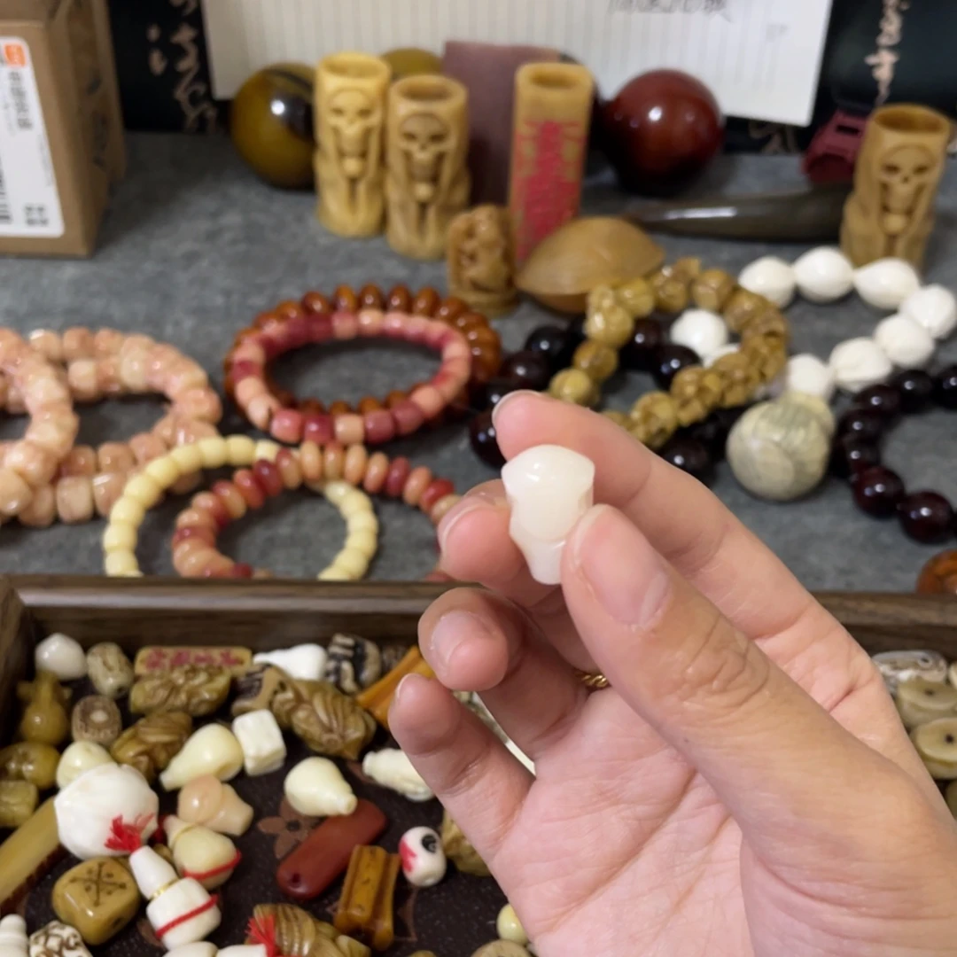 紫***风鹿骨手串/手链三界纹三通