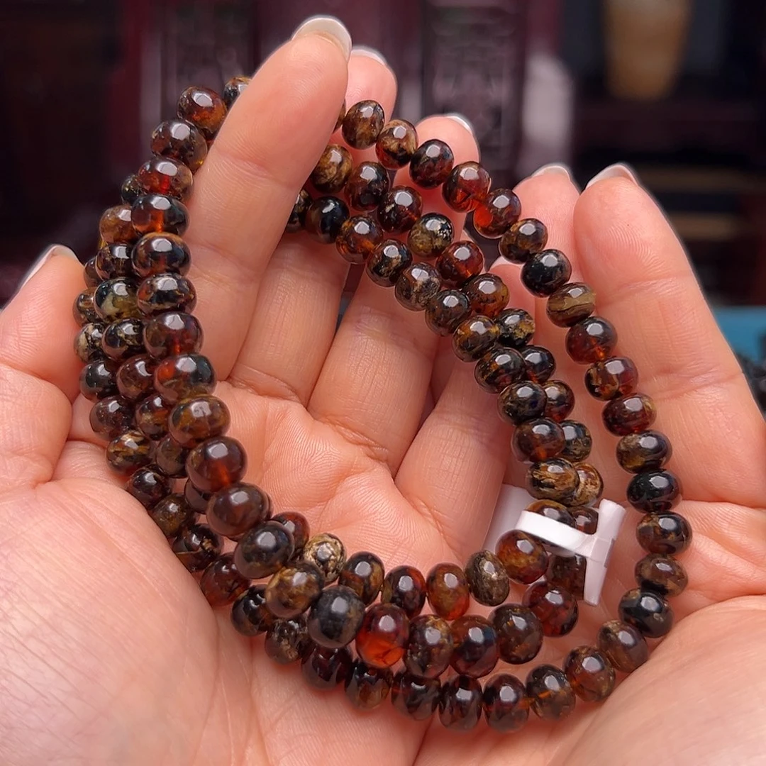 琥珀裸石未镶嵌抚顺琥珀20345。8m m