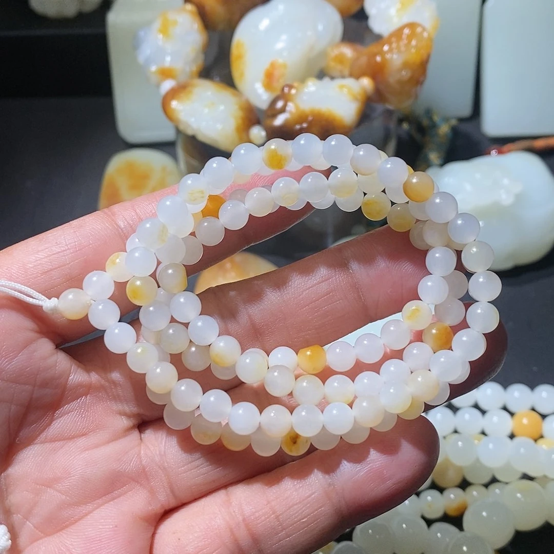 未镶嵌和田玉（白玉）挂件J****?