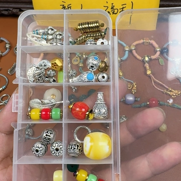 合成碳硅石铜合金文玩配饰帝王套3号