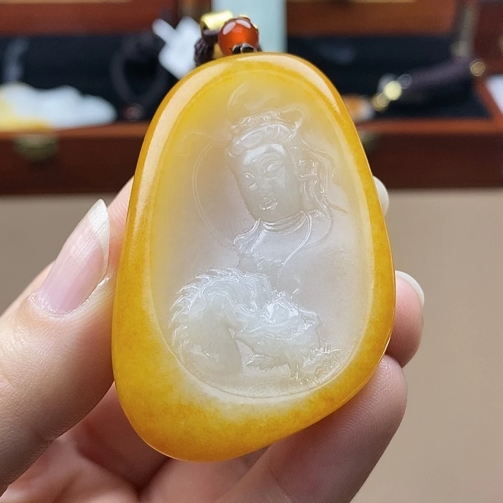 和田玉挂件未镶嵌F