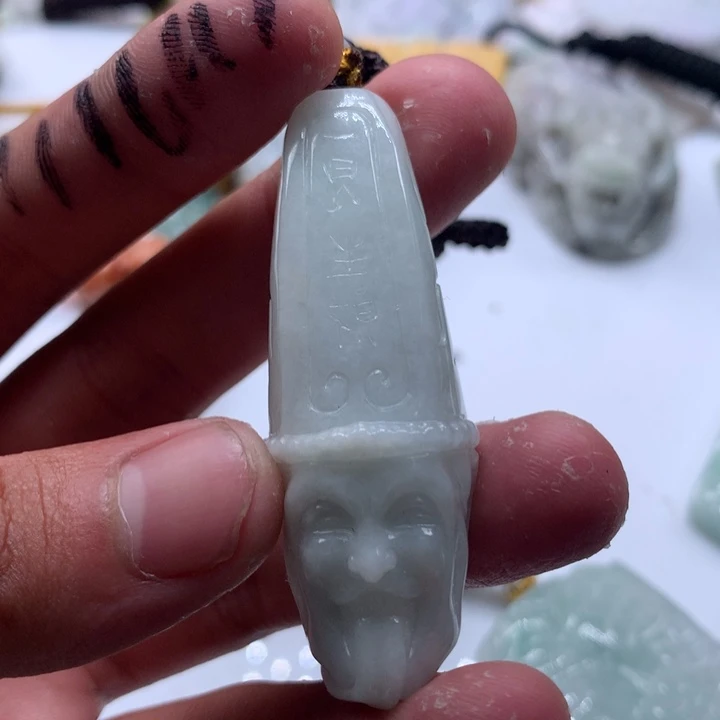 颈饰未镶嵌翡翠保真天然a货翡翠