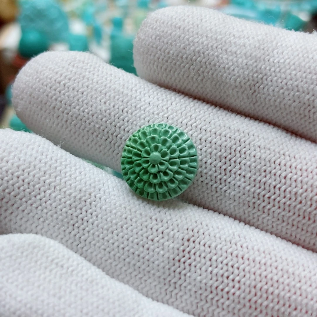 绿松石未镶嵌珠子