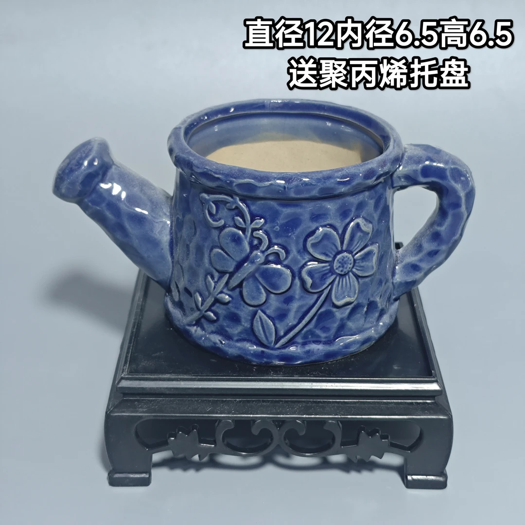 多肉花盆透气简约复古家用桌面装饰创意个性小号绿植专用盆