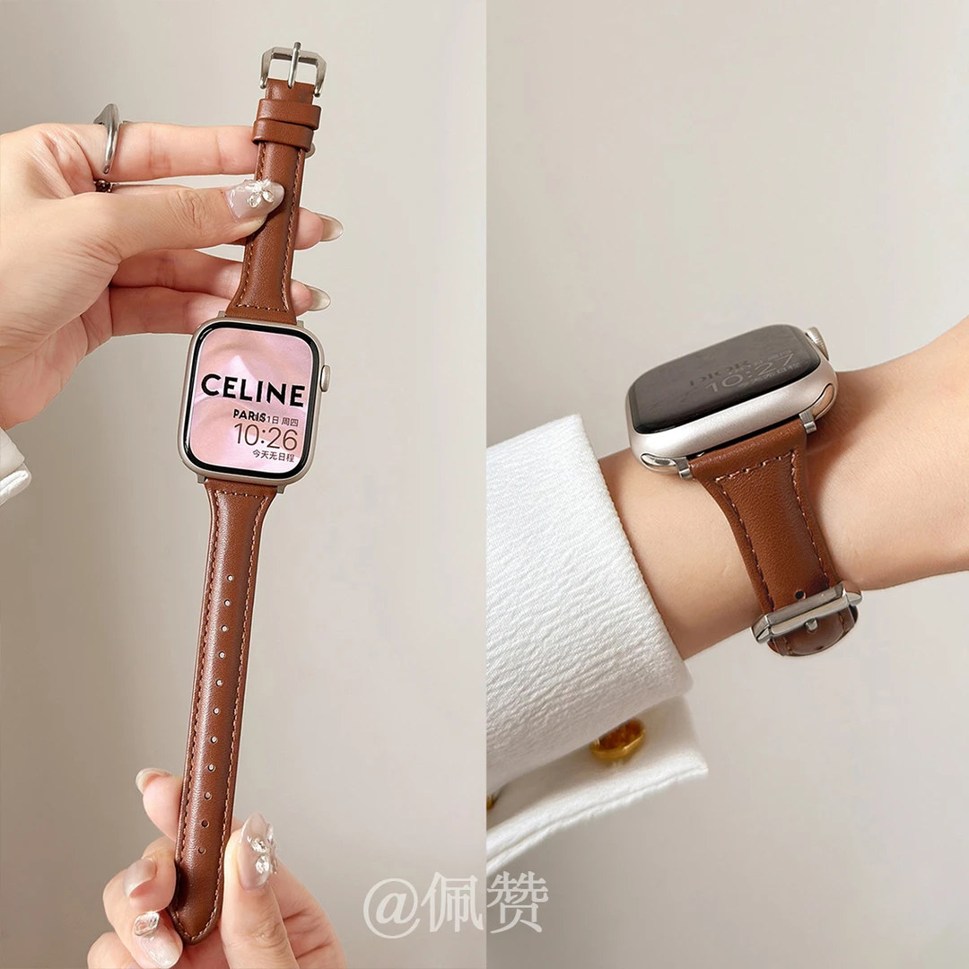 细款小蛮腰华为watchD2手表watch d表带真皮质牛皮d2新款原装替换