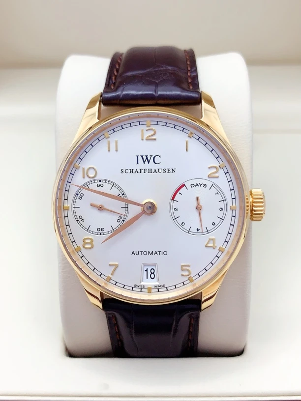 99新 IWC/万国 七日链/表径42/18k黄金/拆单1全款发货