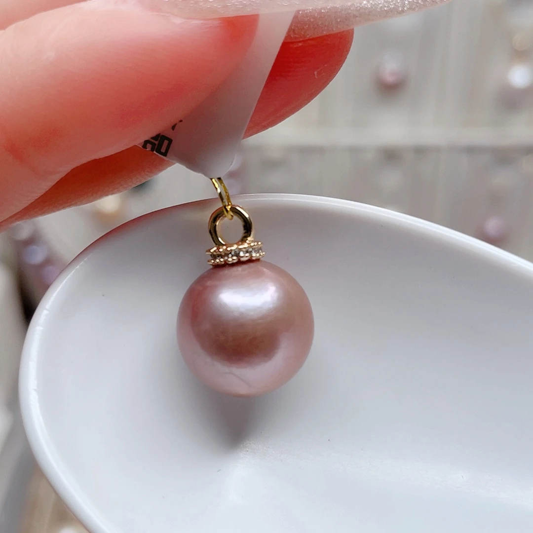 合金淡水珍珠吊坠(赠链)