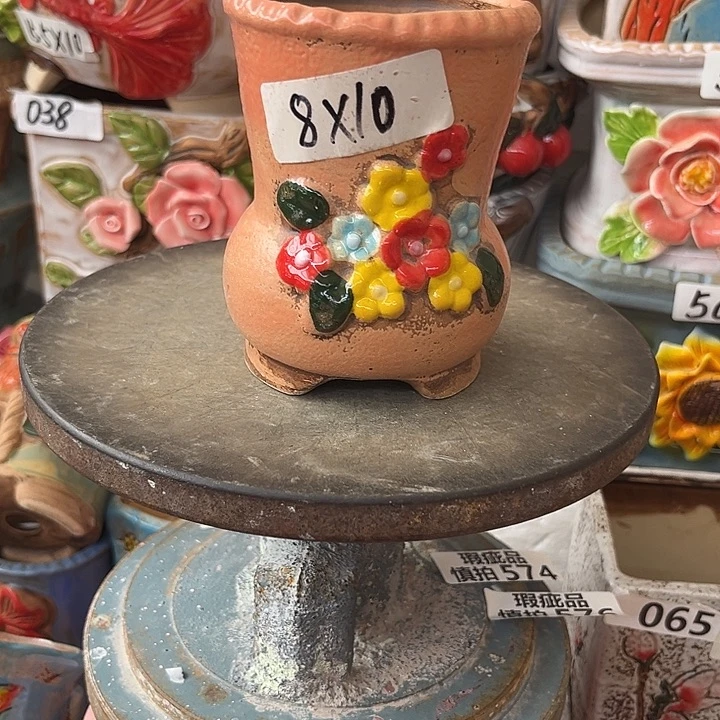 粗陶材质多肉花盆