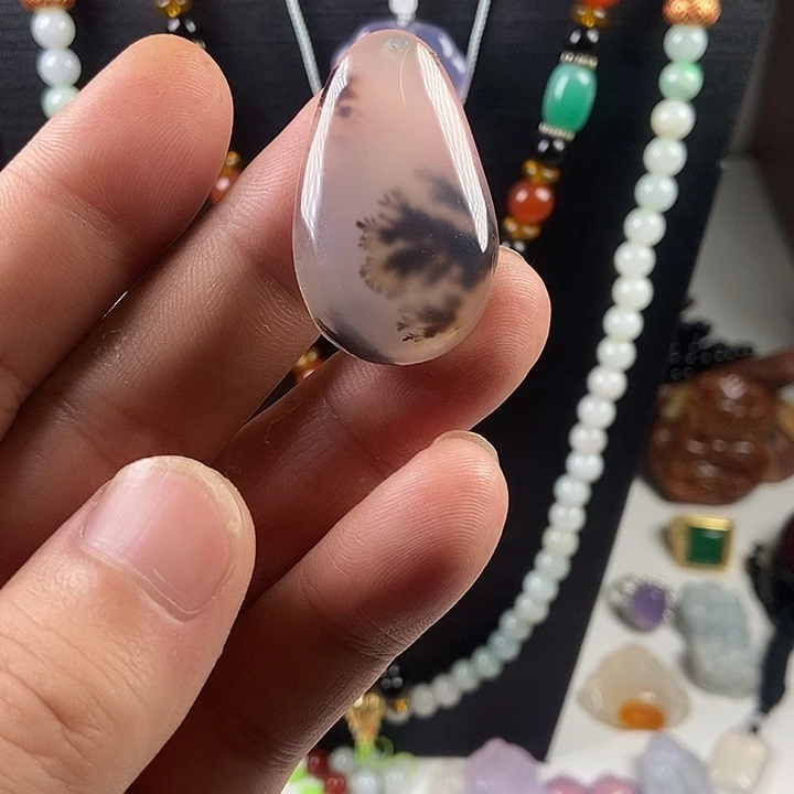 玛瑙/玉髓合金颈饰