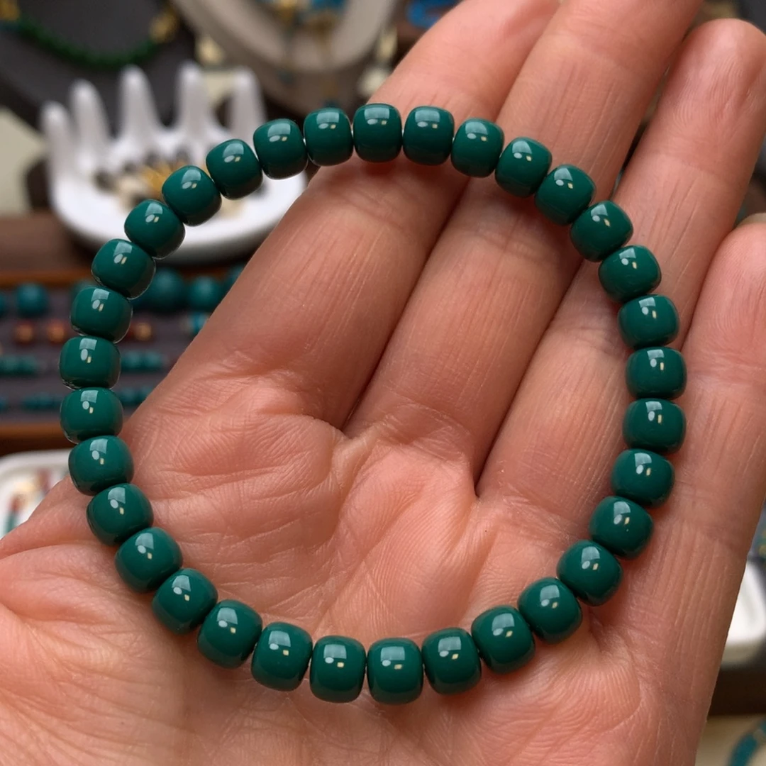 绿松石未镶嵌配饰直径6.6mm