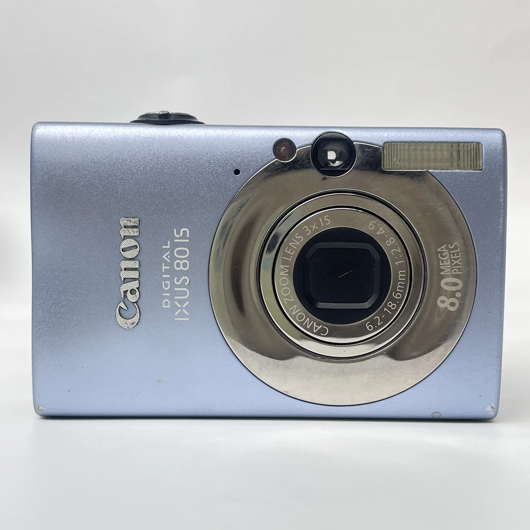 95新 Canon/佳能 ixus80蓝色屏幕轻微发黄800万像素3倍变焦