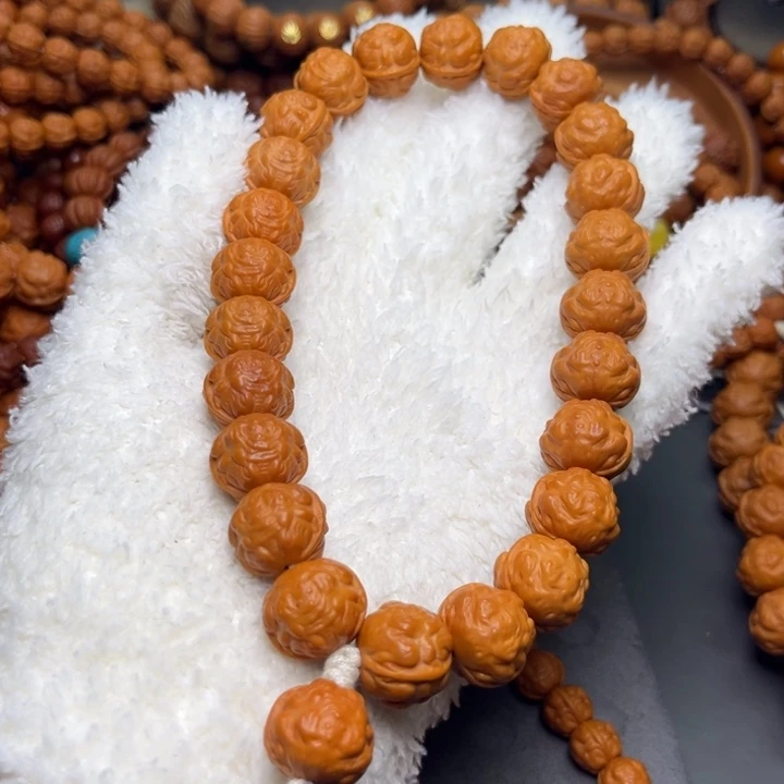 吊坠猴头核桃1.7尺寸25颗手持，背云流苏