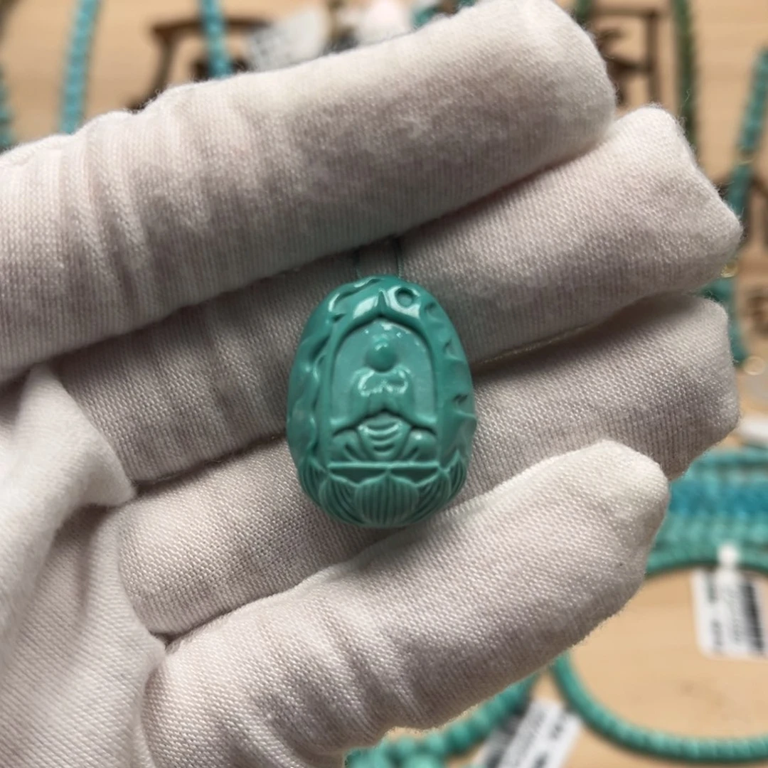 绿松石雕刻未镶嵌