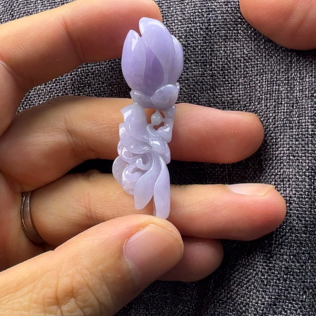 翡翠未镶嵌颈饰66666