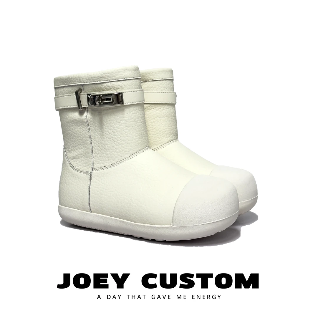 JOEY |  冬季时尚雪地靴女皮面防水防滑女靴棉靴 1003-5