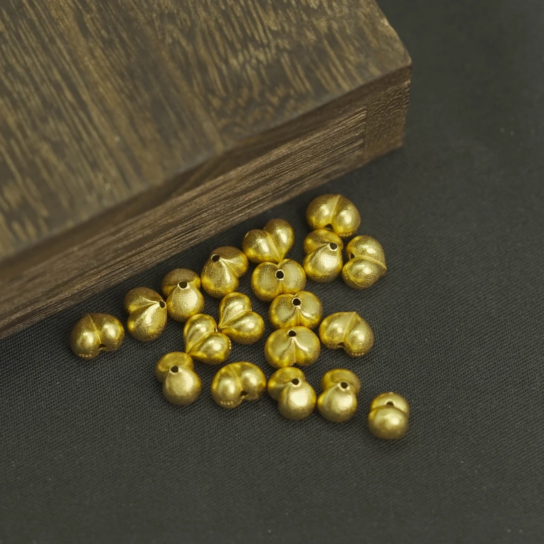 925银银制品 【发1个】6MM+*7MM+*5MM+ 银饰散珠DIY文玩珠宝PJ451