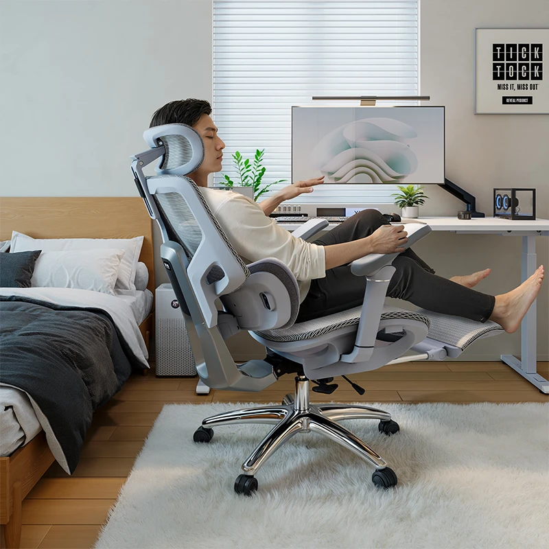 习格人体工学椅子舒适久坐不累老板电竞椅可躺办公椅家用电脑座椅