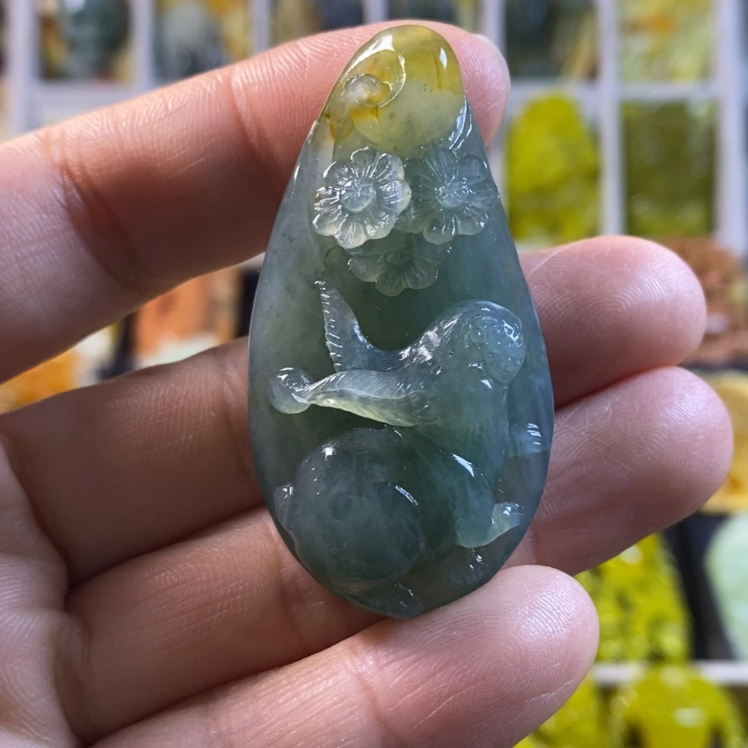 合金蛇纹石玉颈饰