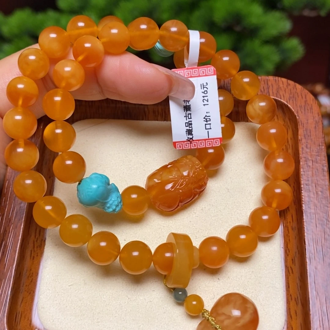 【闪购商品】手链蜜蜡未镶嵌手串