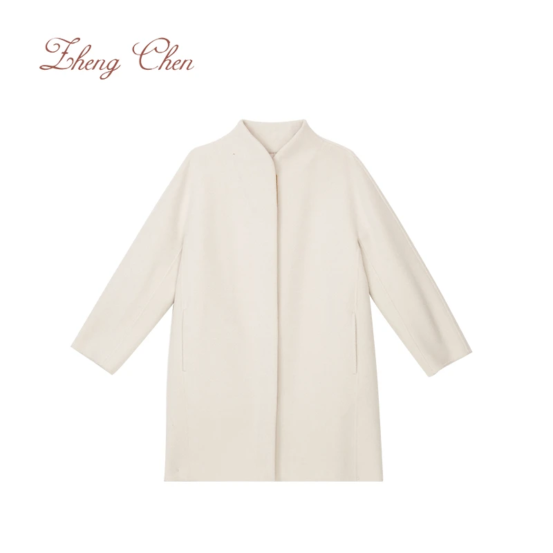 M同源面料10羊绒90羊毛混纺Scotty大衣Y-K680277