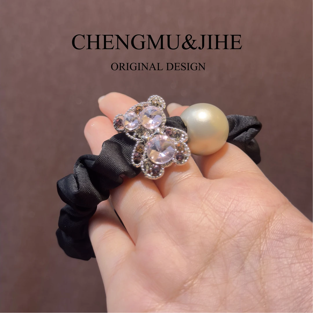 【澄沐几禾】FQ-064原创设计定制发卡发夹发圈韩系轻奢时尚重工