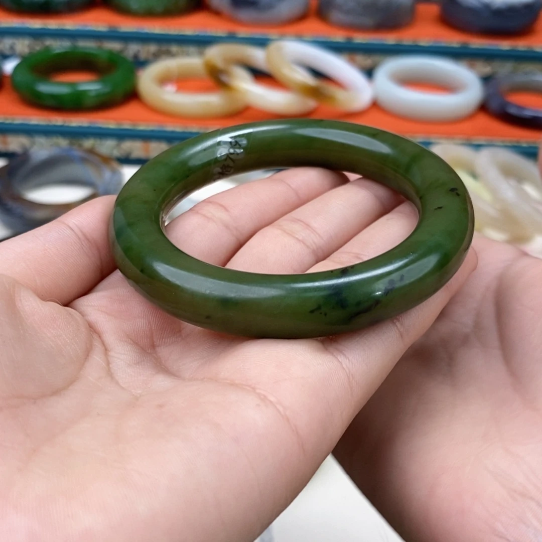 和田玉手镯 55未镶嵌