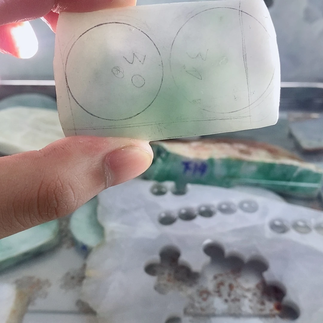 翡翠散珠天然缅甸翡翠a货20