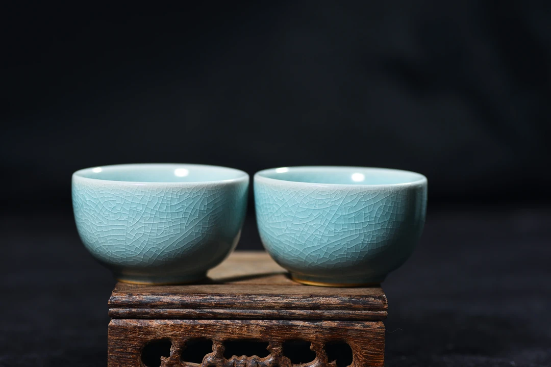 884号一个杯子清凉寺仿古釉