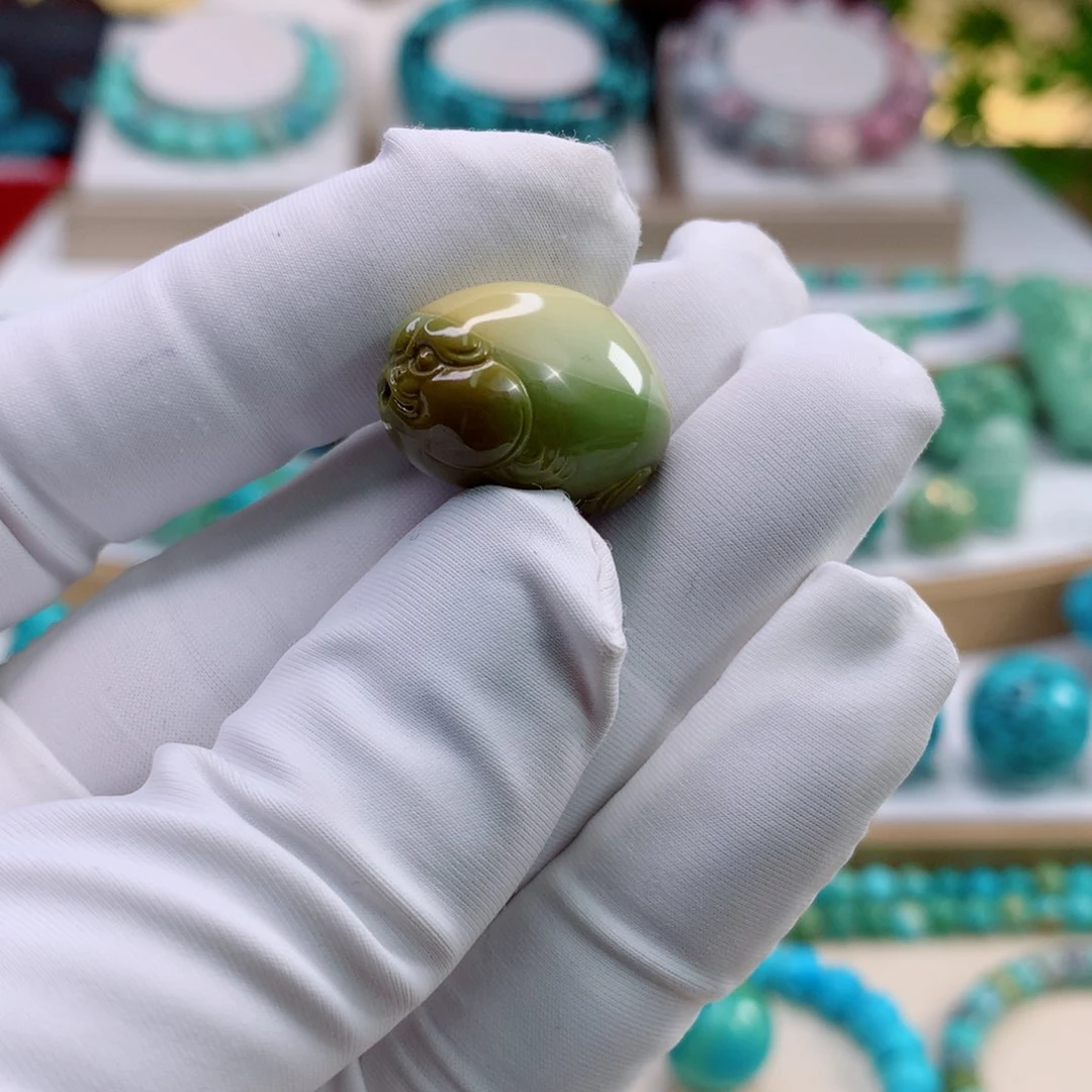 未镶嵌绿松石珠宝奇石