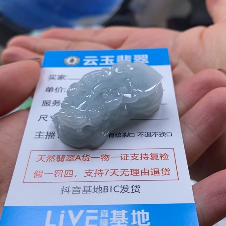 颈饰未镶嵌翡翠多人貔貅