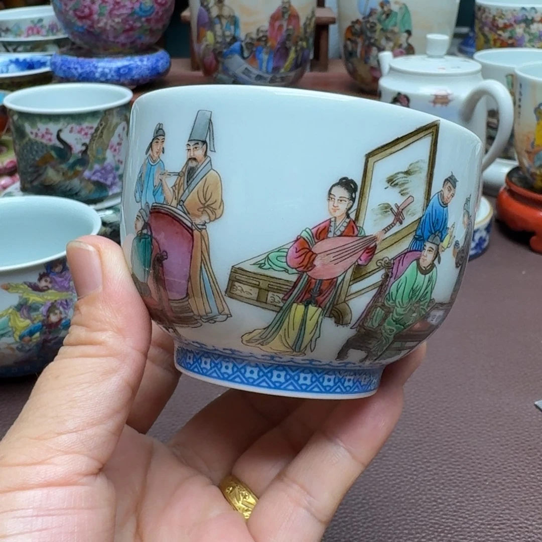 景德镇手工手绘展示