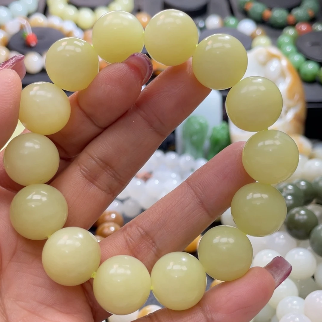 和田玉手串未镶嵌