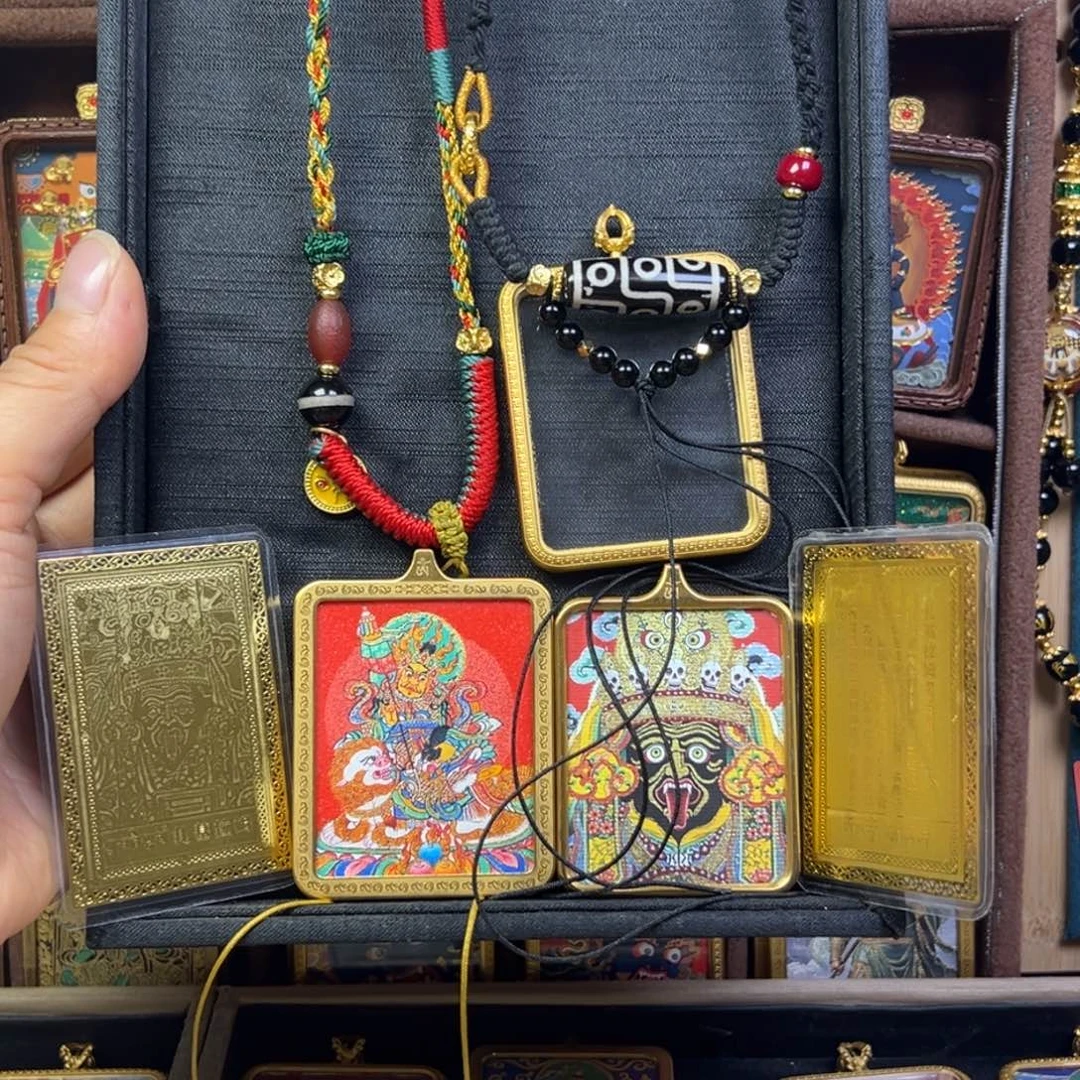 吊坠慧*美丽的唐卡结缘
