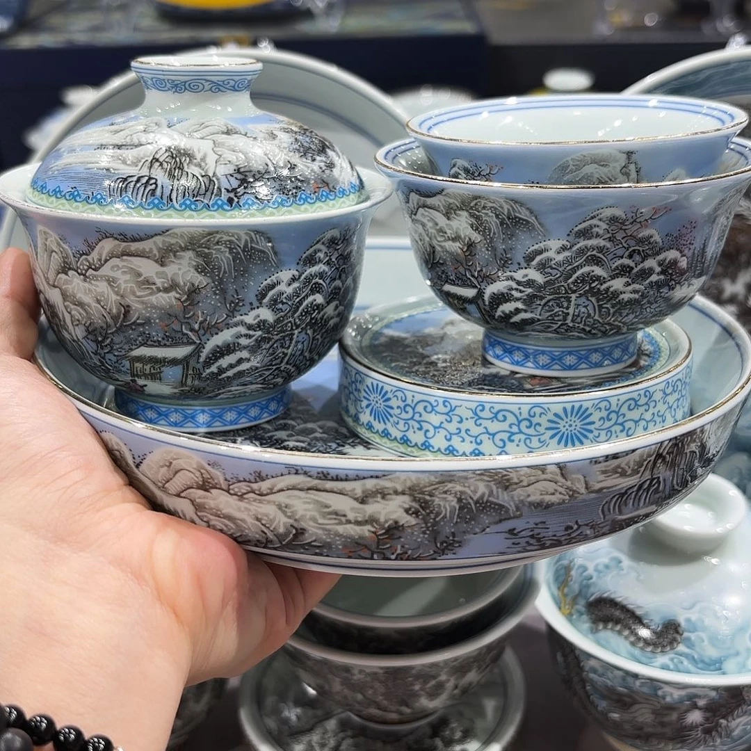 瓷片景德镇瓷器精品展示