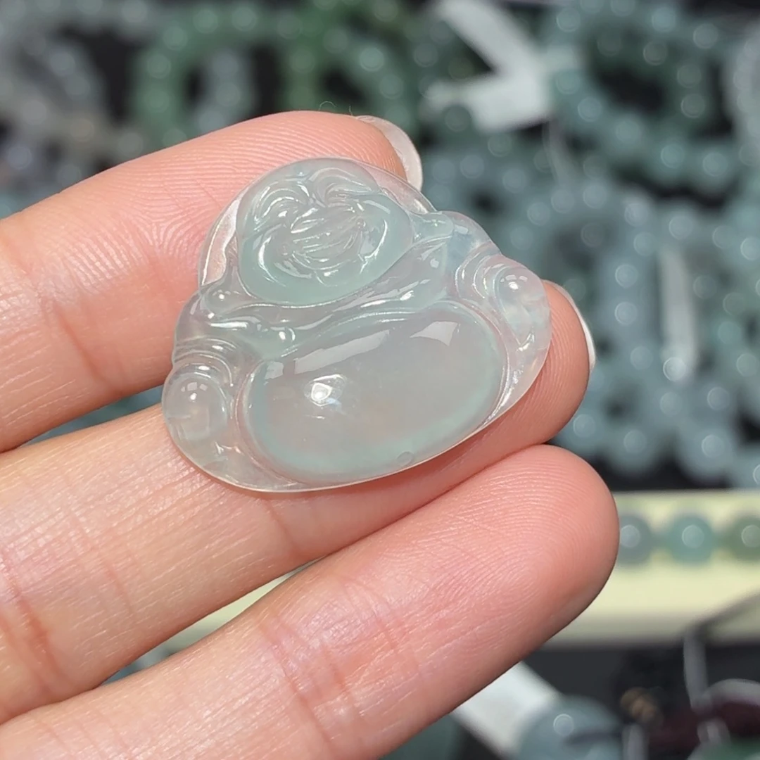 翡翠未镶嵌颈饰翡翠天然A货佛公