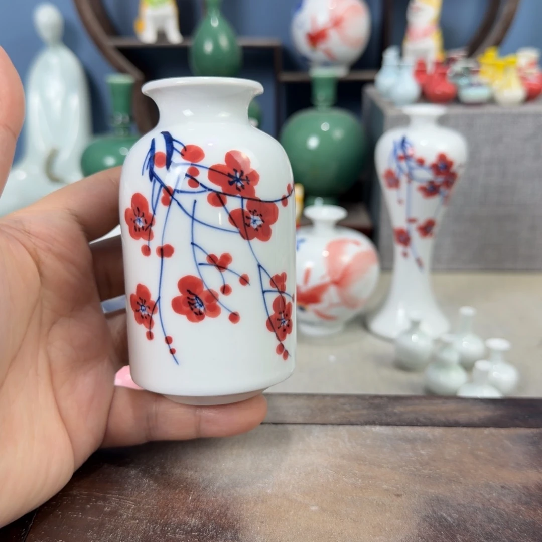 陶瓷手工小花器摆件