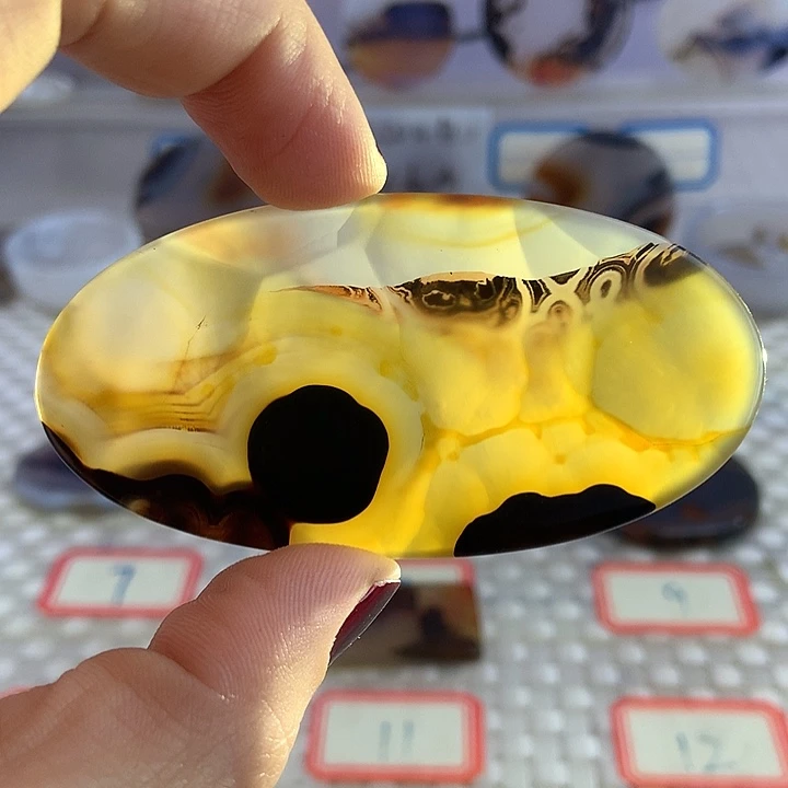 玛瑙/玉髓合金颈饰