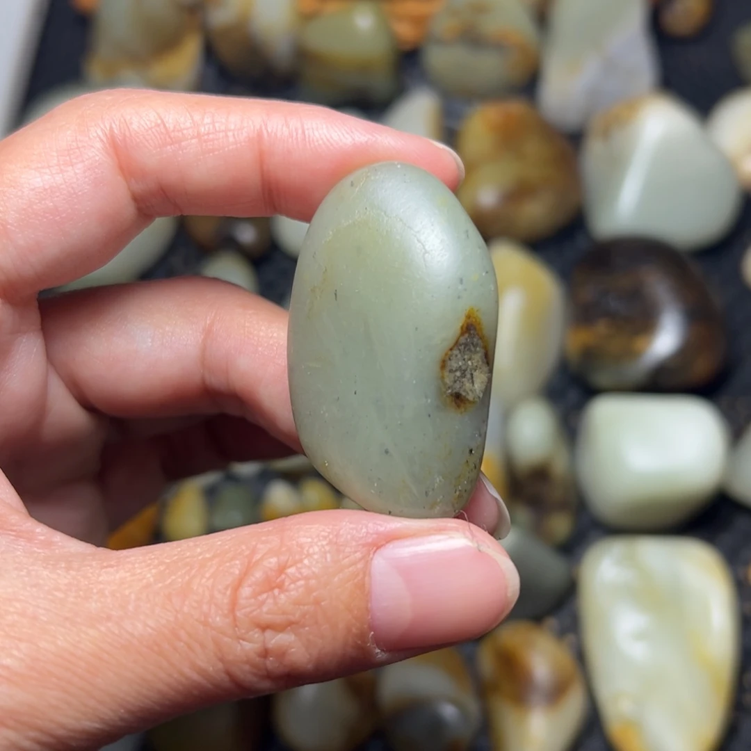 和田玉未镶嵌挂件4