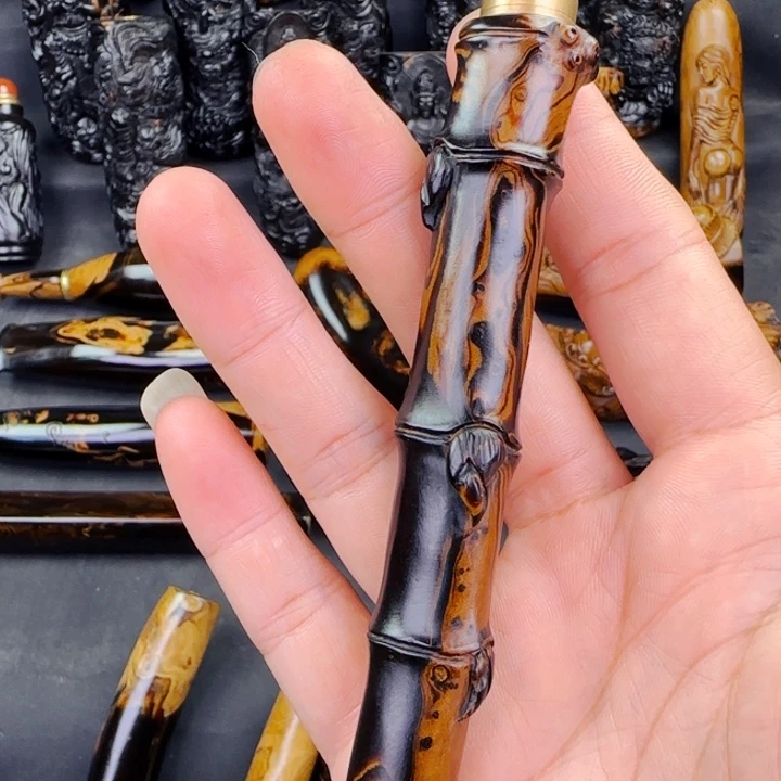 竹节烟嘴雕刻烟嘴