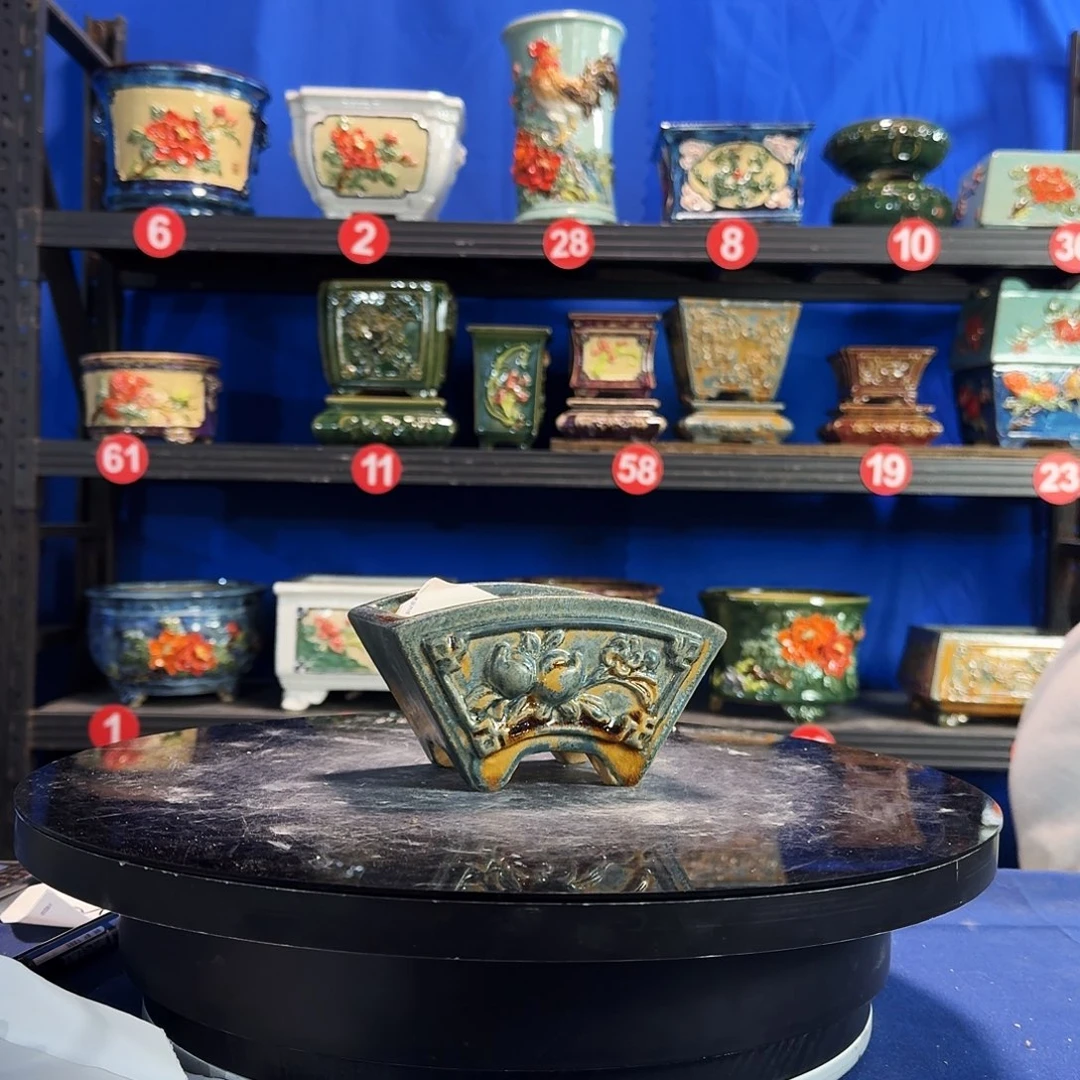 9033石湾微瑕窑变随机外口长14内深6