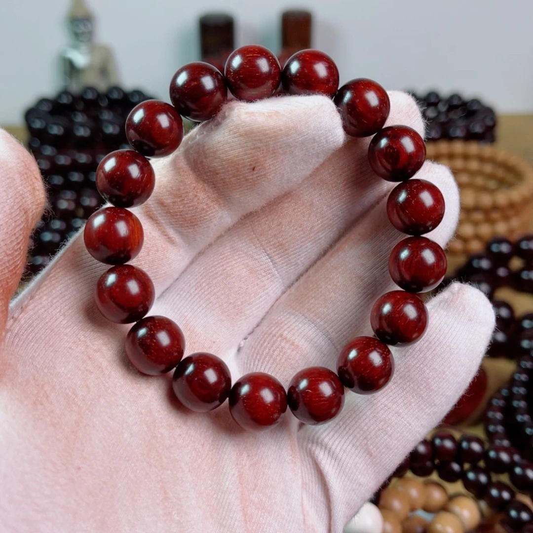 手串/手链小叶紫檀1.2高油润龙鳞金星