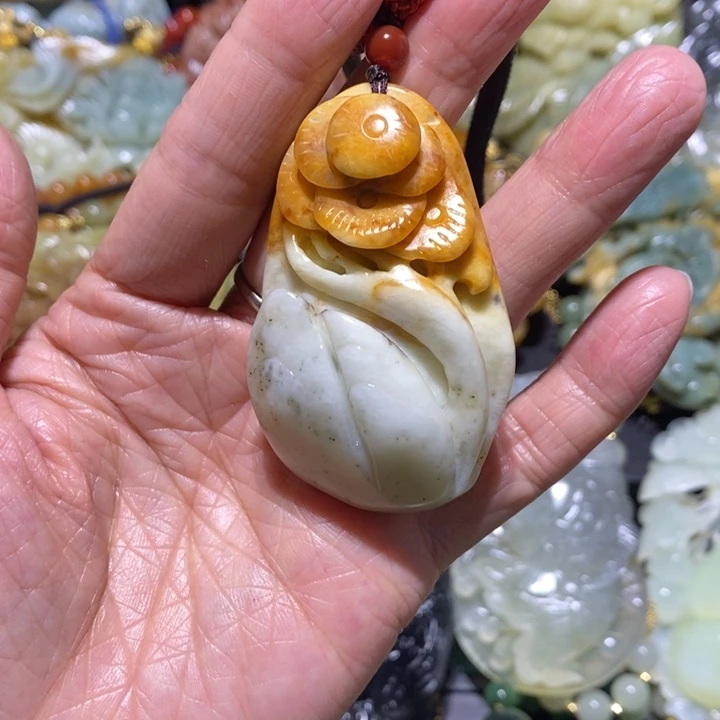 岫玉岫玉吊坠未镶嵌超****