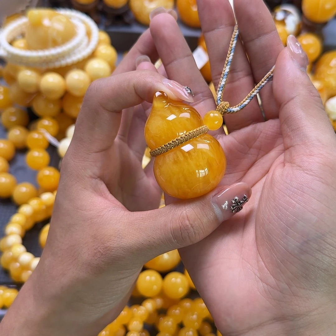 未镶嵌蜜蜡珠宝奇石葫芦