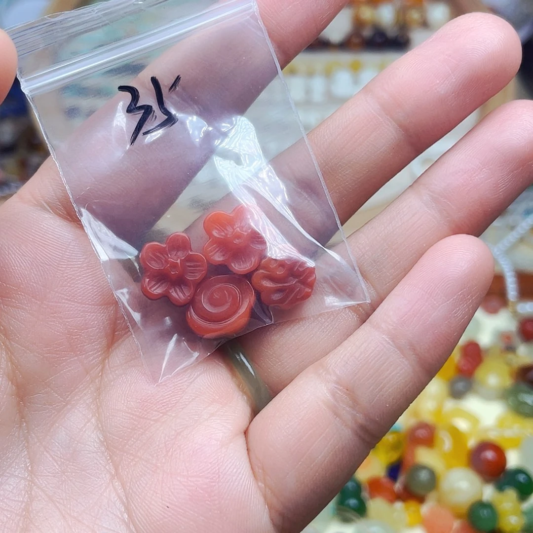 南红玛瑙挂件未镶嵌和*拍2件
