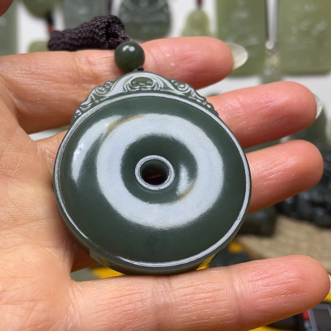 【闪购商品】和田玉颈饰未镶嵌龙**鱼